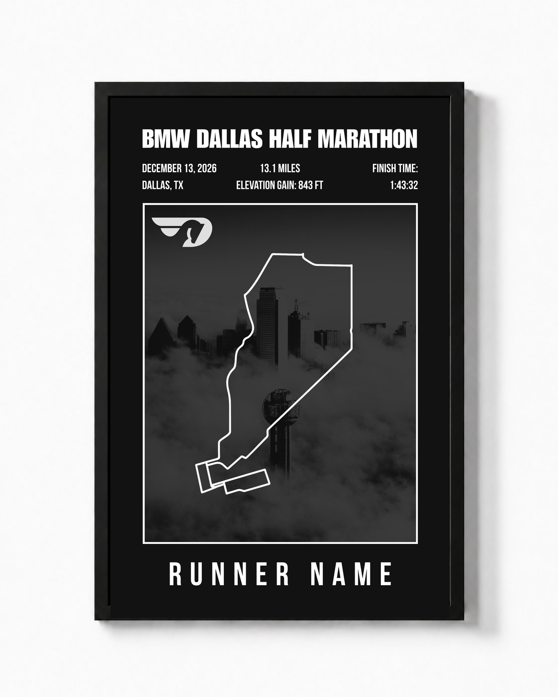 2026 BMW Dallas Marathon (Dark Theme)