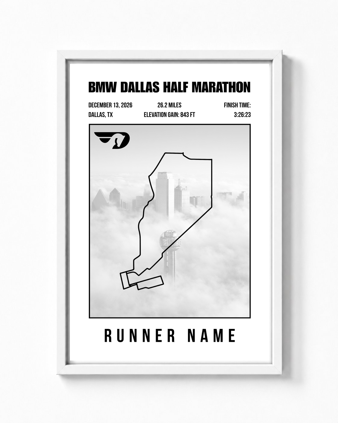 2026 BMW Dallas Marathon (Light Theme)