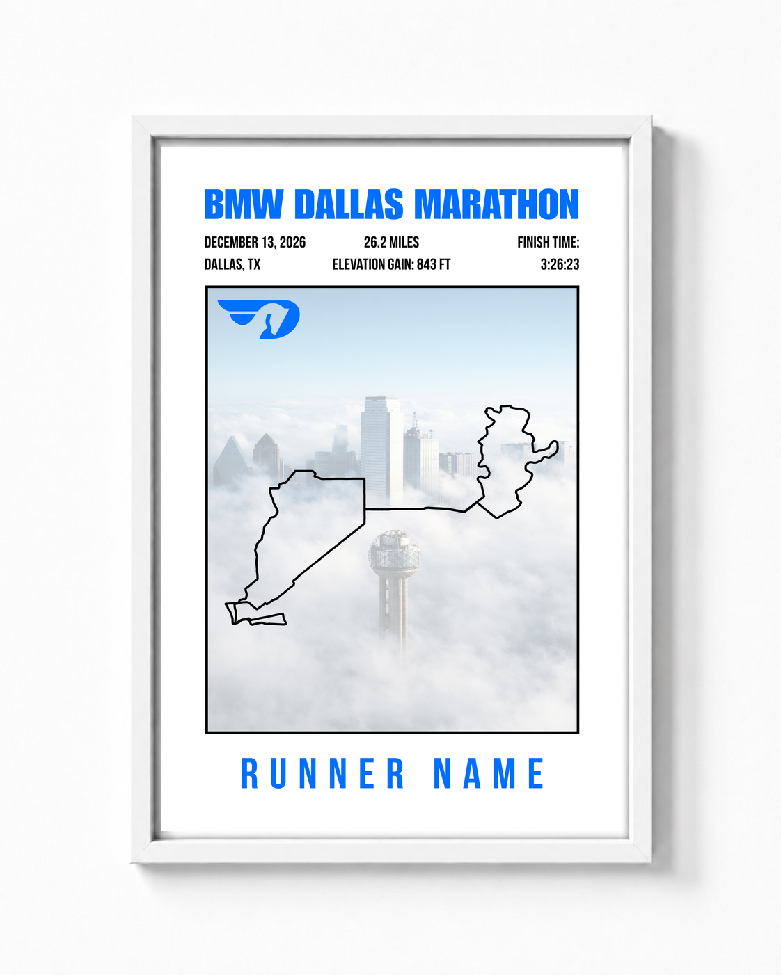 2026 BMW Dallas Marathon (Light Theme)