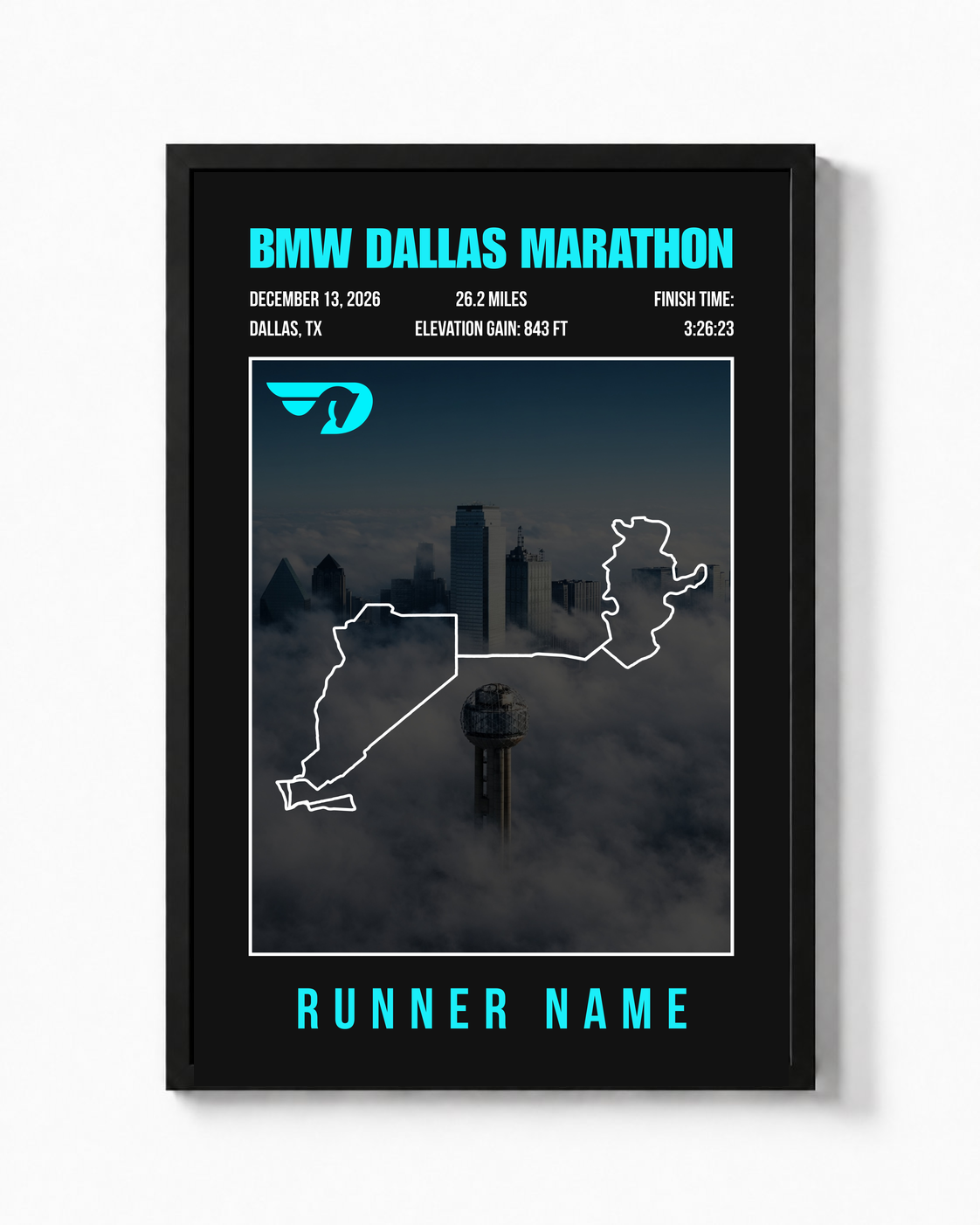 2026 BMW Dallas Marathon (Dark Theme)