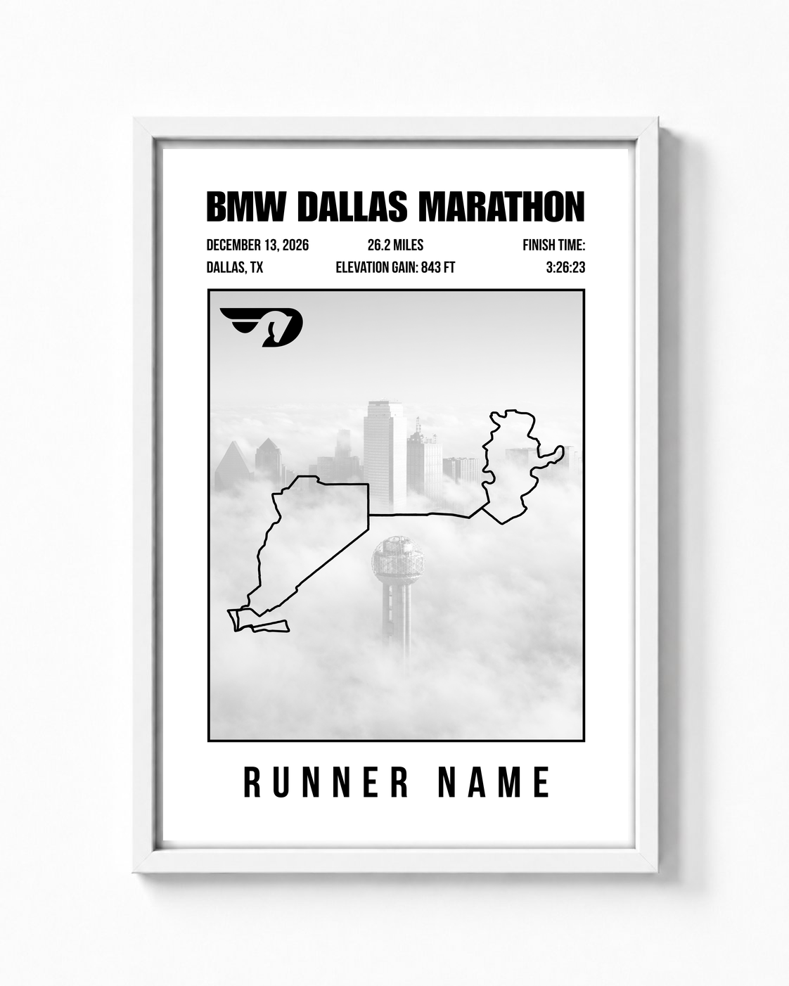 2026 BMW Dallas Marathon (Light Theme)