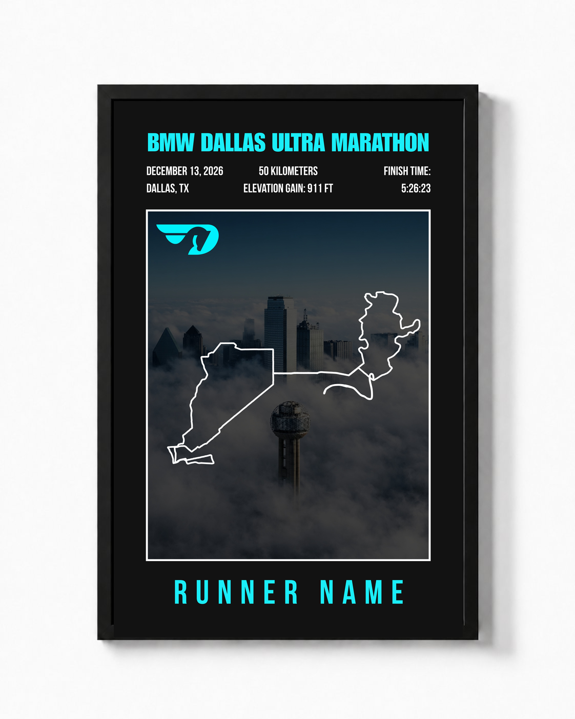 2026 BMW Dallas Marathon (Dark Theme)