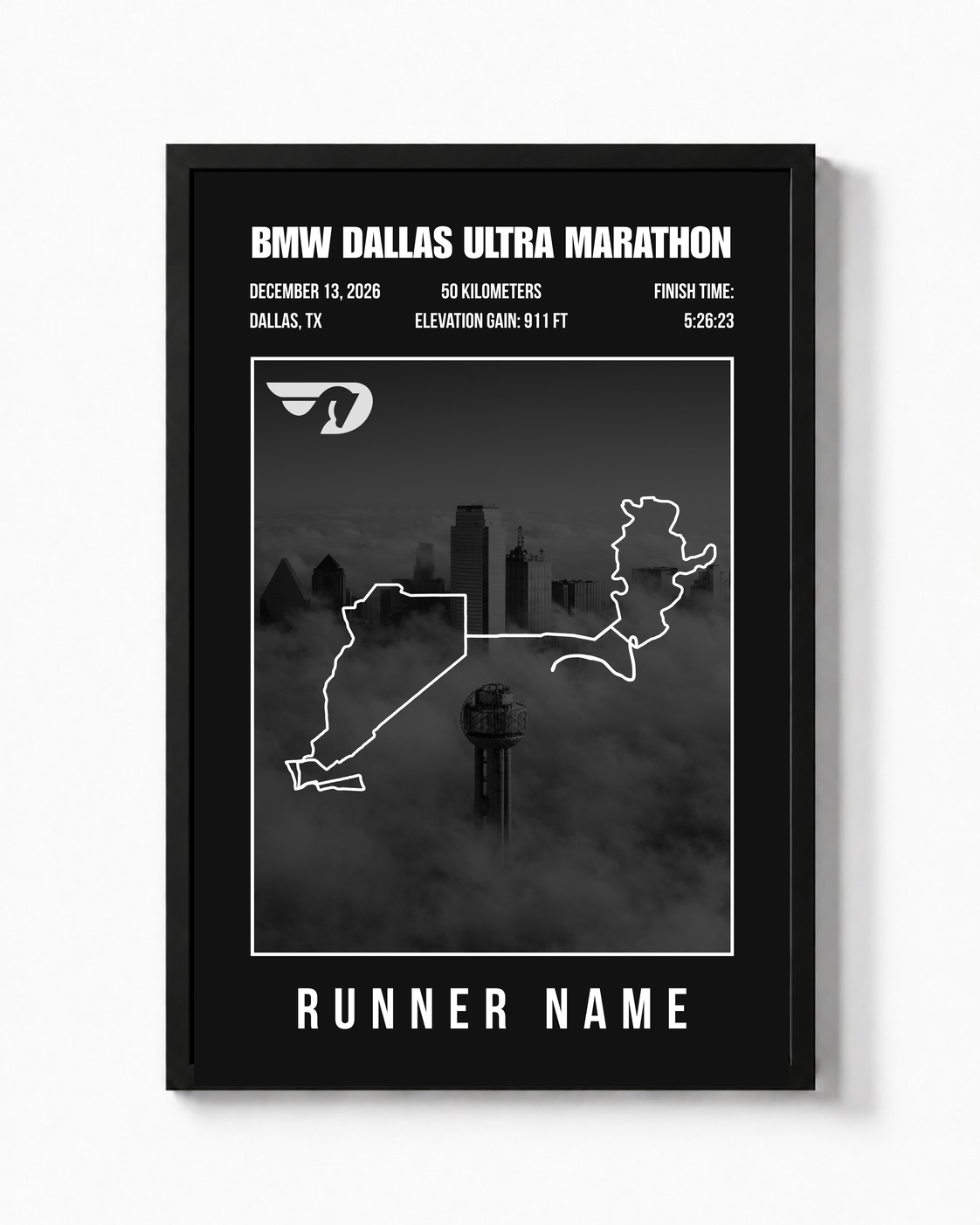 2026 BMW Dallas Marathon (Dark Theme)