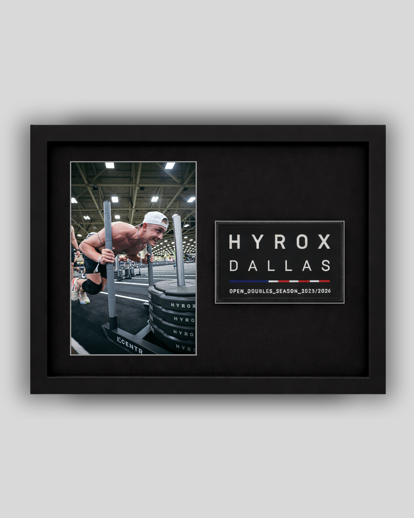 HYROX Patch Frame (Dark Theme)