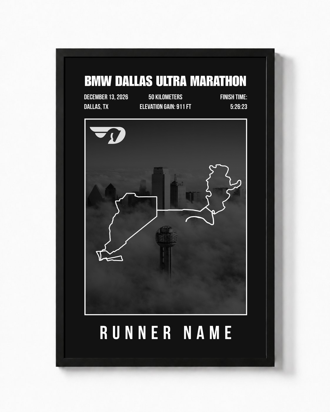 2026 BMW Dallas Marathon (Dark Theme)