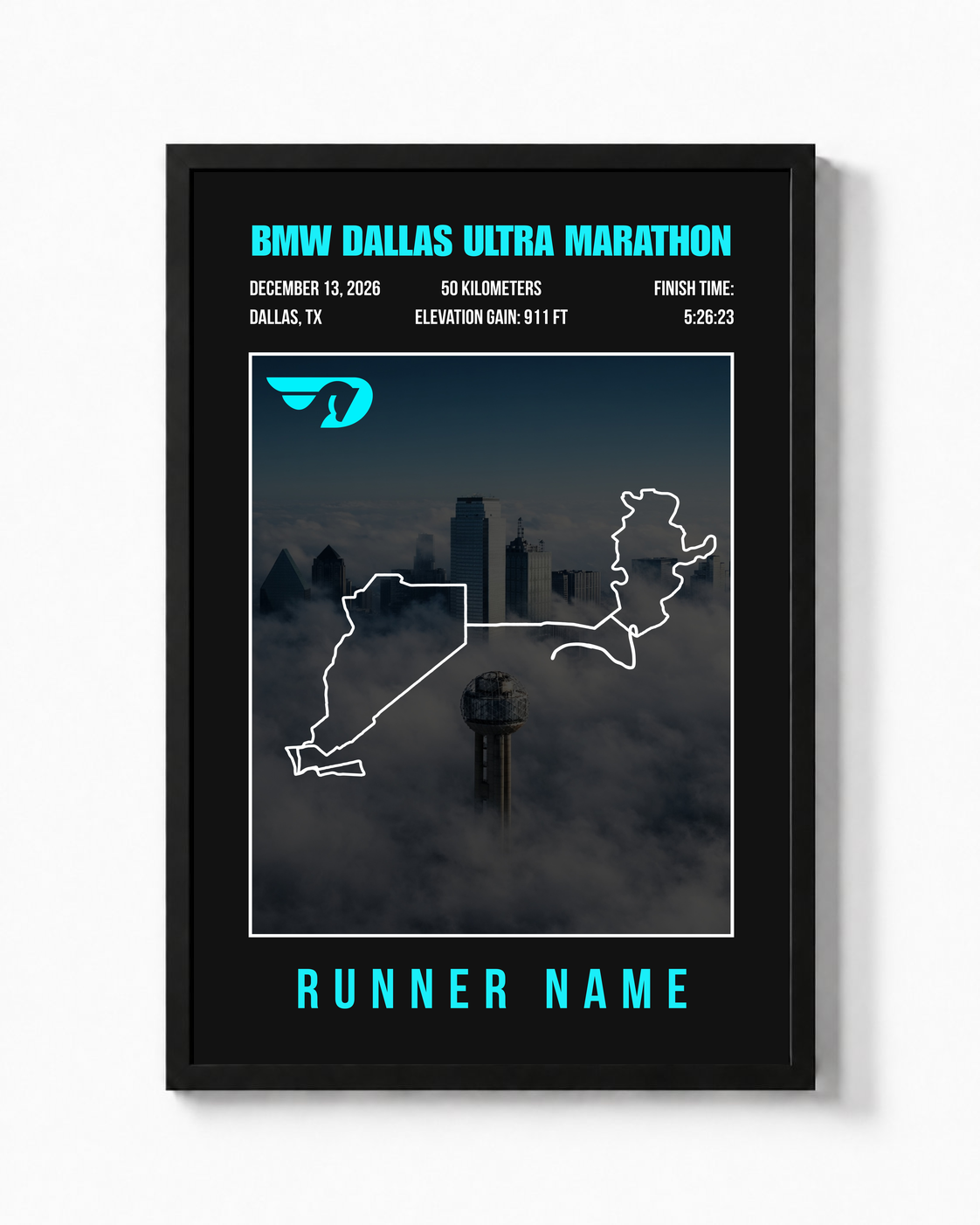 2026 BMW Dallas Marathon (Dark Theme)