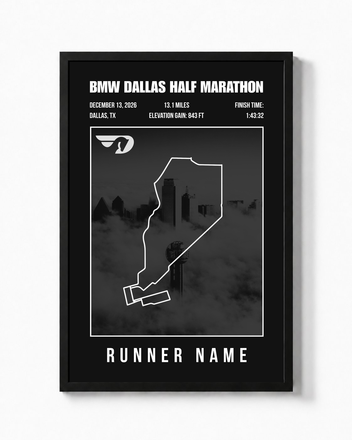 2026 BMW Dallas Marathon (Dark Theme)
