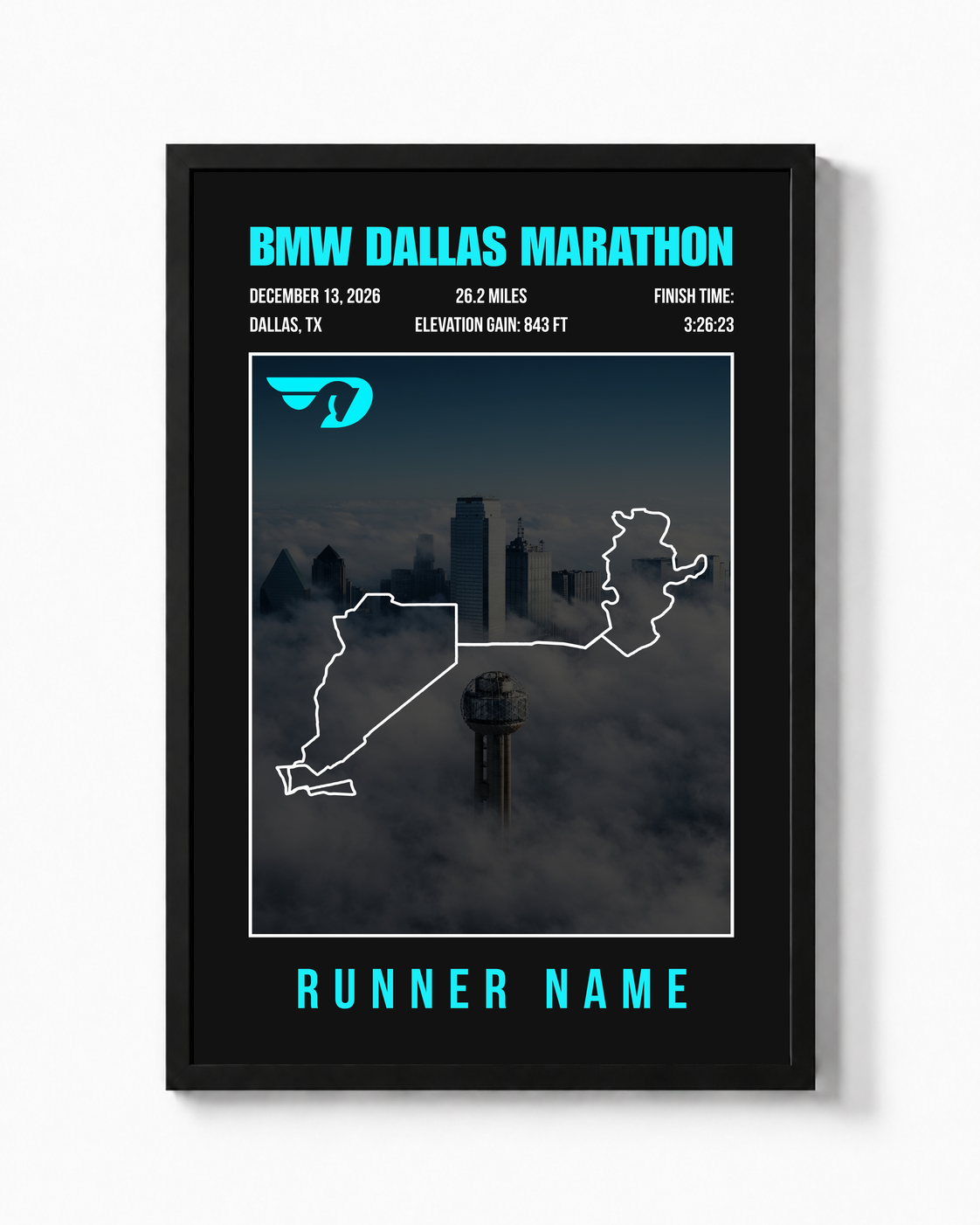 2026 BMW Dallas Marathon (Dark Theme)