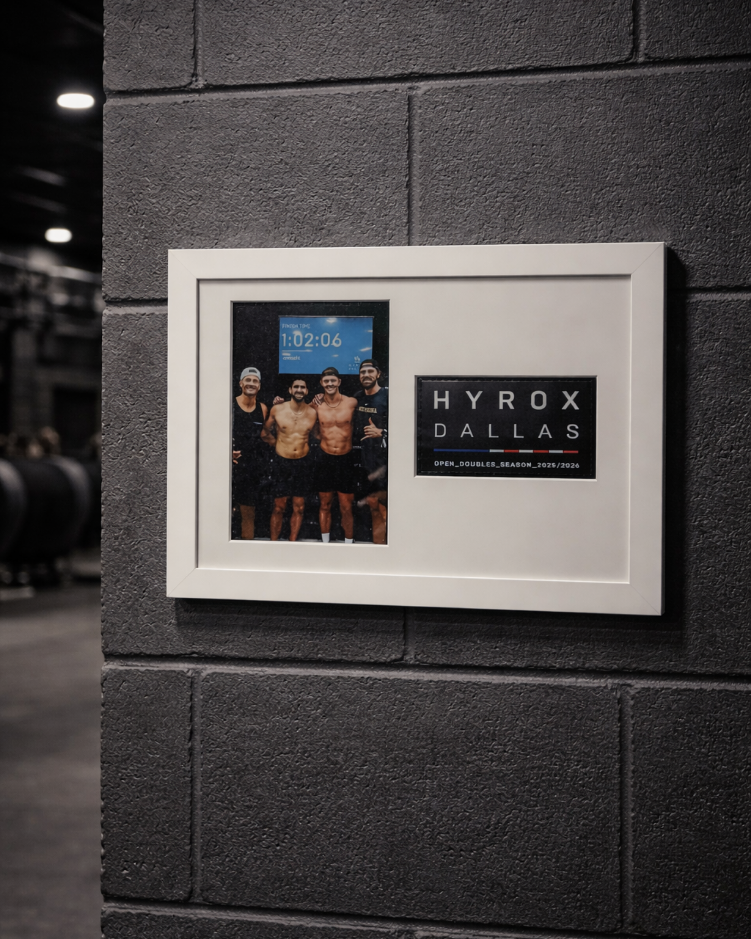 HYROX Patch Frame (White Theme)