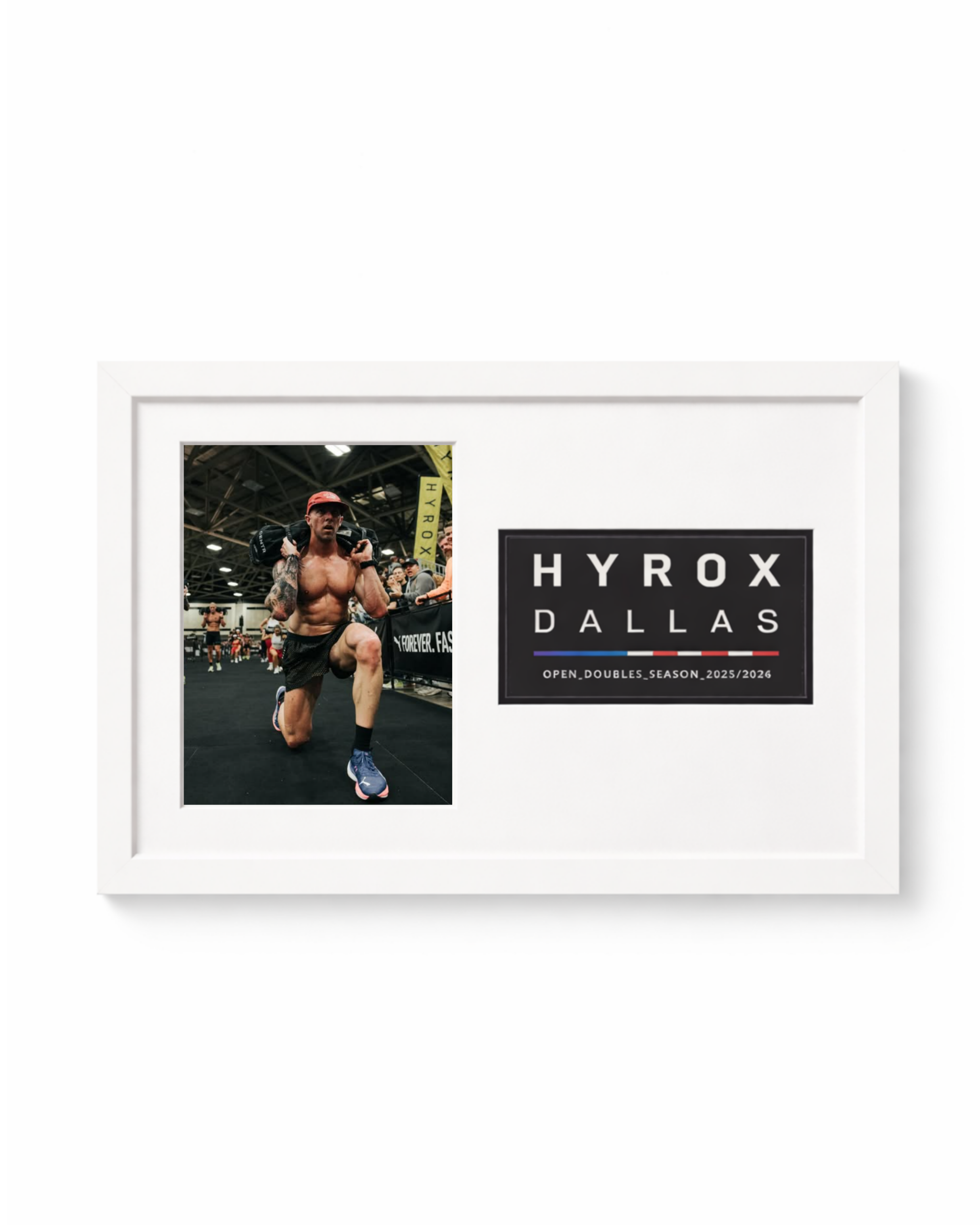 HYROX Patch Frame (White Theme)