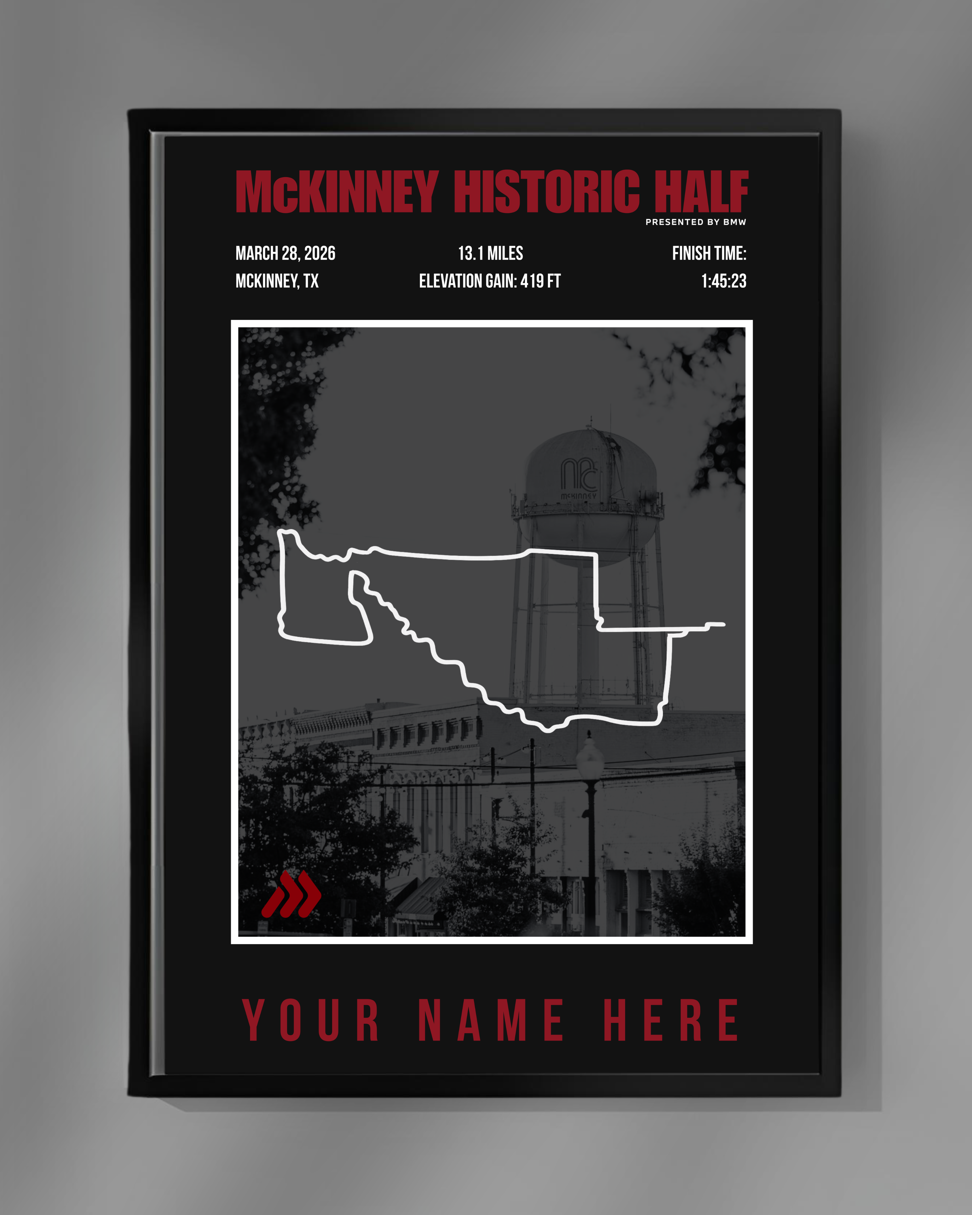 2026 McKinney Historic Half (Dark Theme)