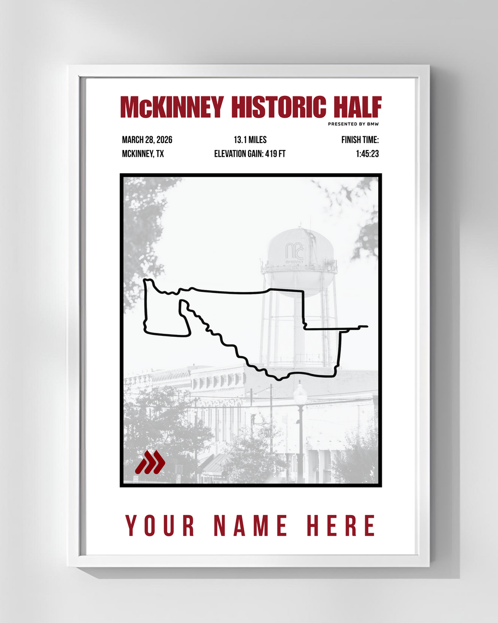 2026 McKinney Historic Half (Light Theme)