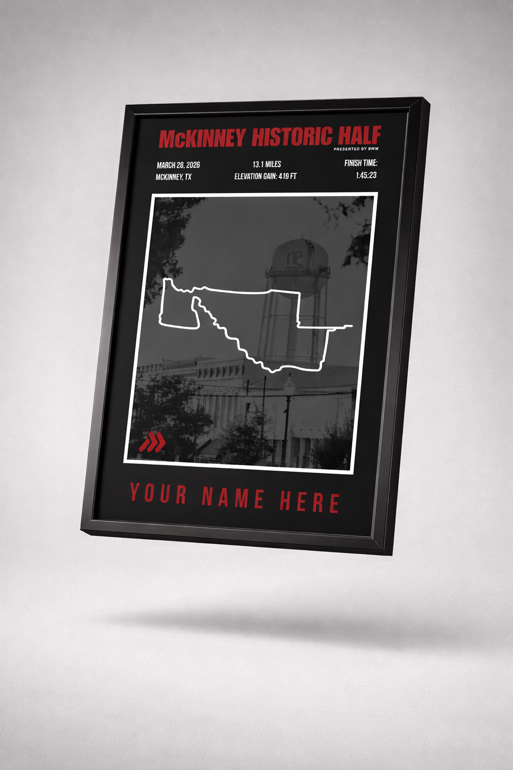 2026 McKinney Historic Half (Dark Theme)