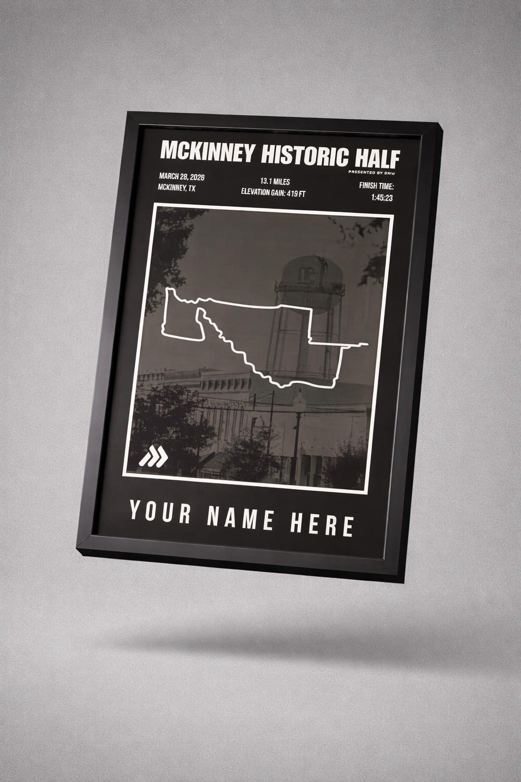 2026 McKinney Historic Half (Dark Theme)