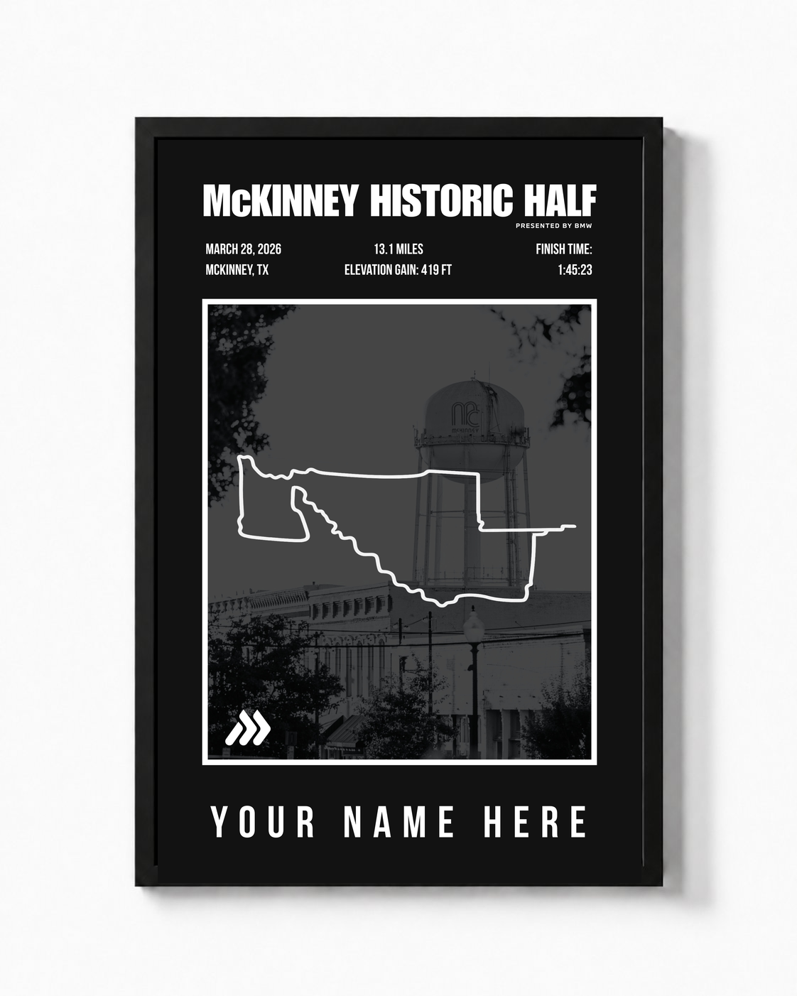 2026 McKinney Historic Half (Dark Theme)
