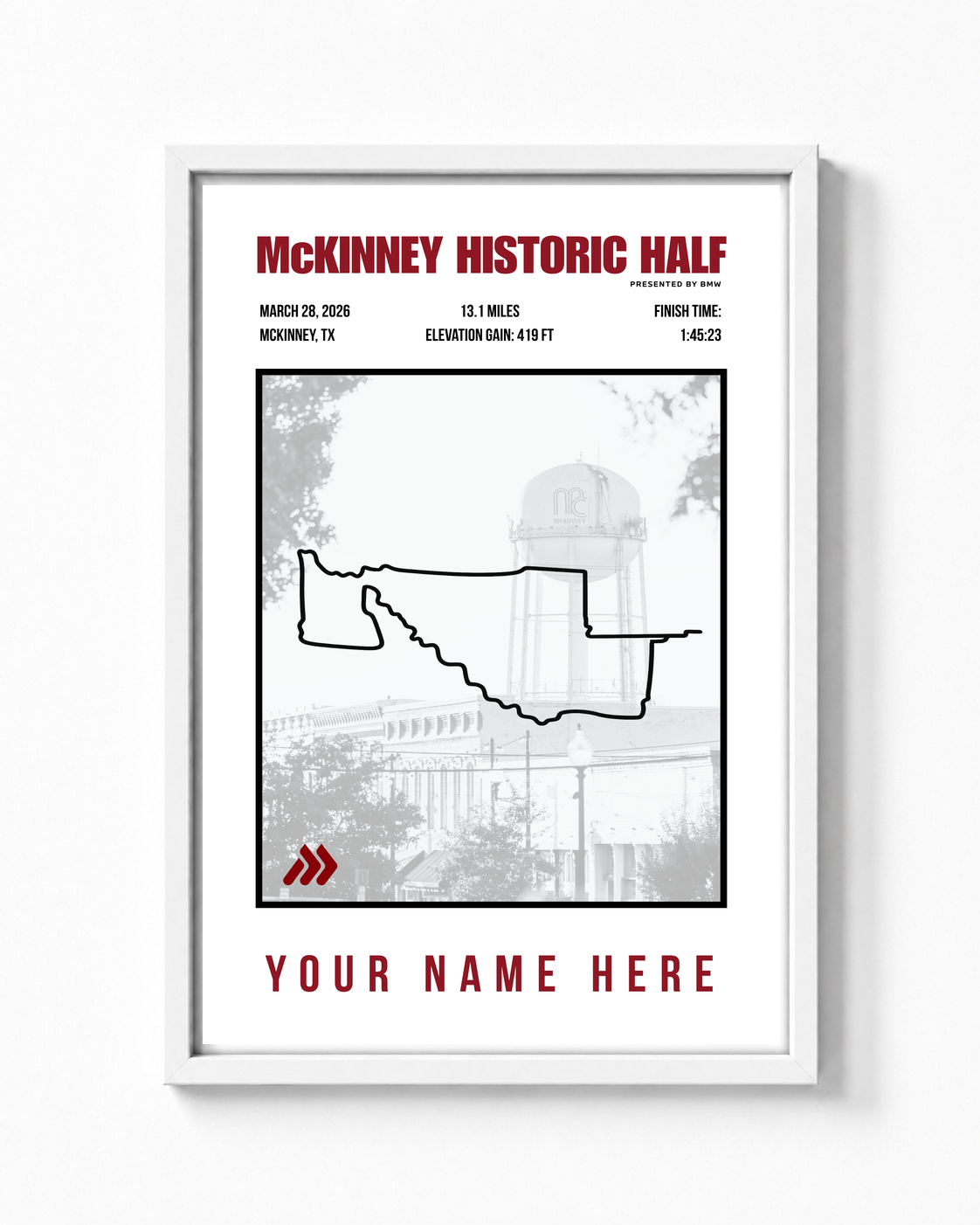2026 McKinney Historic Half (Light Theme)